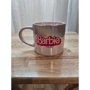 Barbie Mug Pink - Pink Iridescent Pearl - Stoneware - 15oz Fl Oz - Coffee Mug